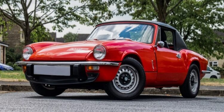 Here is a beautiful rust free 1975 Triumph Spitfire 1500 with Overdrive and Hardtop for Auction on Ebay.