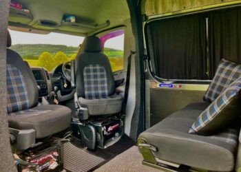 This Mercedes Sprinter camper van, boasting a professional conversion, is your ticket to adventure.